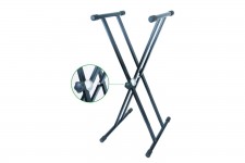 THK005 SUPPORTO A DOPPIA X TASTIERA -TECHNOSOUND-